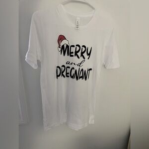 Merry and Pregnant shirt 🎄
